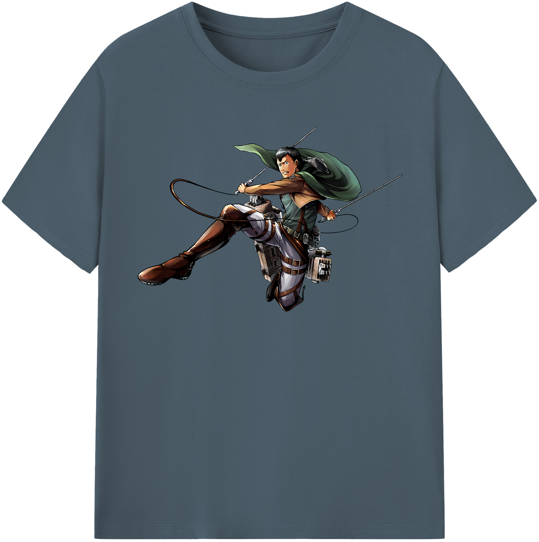（画像用） 進撃の巨人 ベルトルト・フーバー Attack on Titan Bertholdt Hoover 綿100％半袖Tシャツ（フロントプリント）